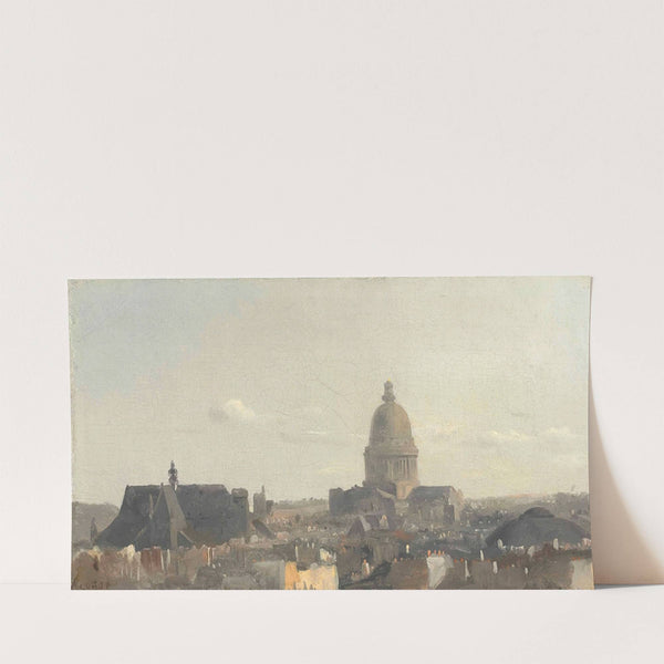 Vue Du Panthéon À Paris (&#8216;view Of The Pantheon, Paris&#8217;) by Jean-Baptiste-Camille Corot