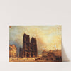 Vue du parvis de Notre-Dame by Domenico Ferri