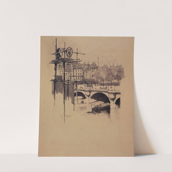 Vue du Pont-Neuf (1867 - 1931) by Eugène Béjot