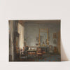 Vue d&#039;un intérieur by François-Edme Ricois