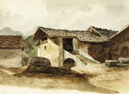 Vue d’une ferme