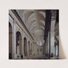 Vue idÃ©alisÃ©e de l’intÃ©rieur de l’Ã©glise Saint-Sulpice pendant sa construction by Daniël de Blieck