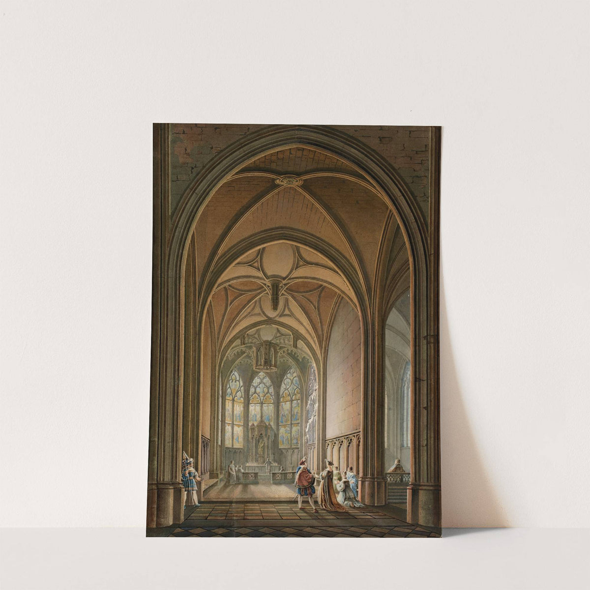 Vue intérieure de la chapelle de la Vierge de l’église Saint-Gervais by Jean Baptiste Maréchal