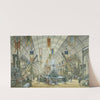 Vue intérieure de la galerie des machines, Exposition universelle, actuel 8ème arrondissement, Paris. by Max Berthelin