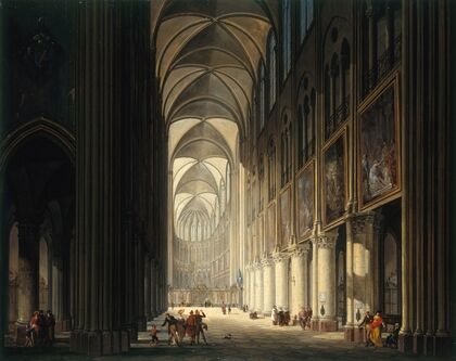 Vue intérieure de Notre-Dame
