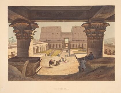 Vue interieure (Interior view) (1839)