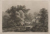 Vue prise a granges dans les Cevennes (View taken of a mill in the Cevennes) (1838)