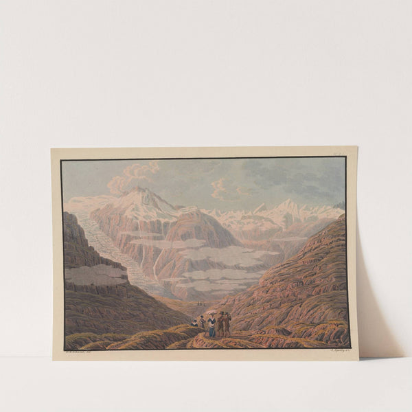 Vue prise au passage de la Furka Cant. d&#8217;Ury (1915-1945) by David Alois Schmid