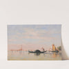 Vue Sur Venise View Of Venice by Auguste Veillon