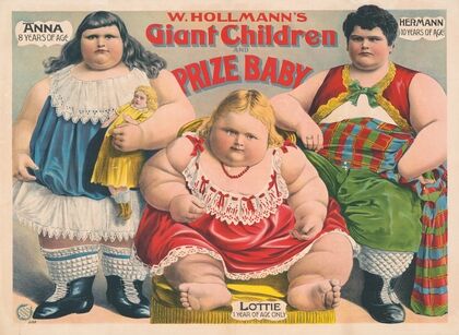 W. Hollmann’s giant children and prize baby (1902)