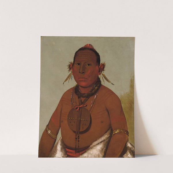 Wa-Sáw-Me-Saw, Roaring Thunder, Youngest Son of Black Hawk by George Catlin