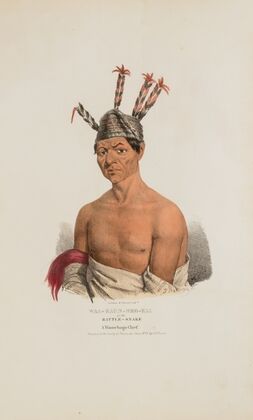 WAA-KAUN-SEE-KAA or the Rattle Snake; A Winnebago Chief (1835)