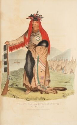 WAA-NA-TAA or the Foremost in Battle; Chief of the Sioux Tribe (1835)