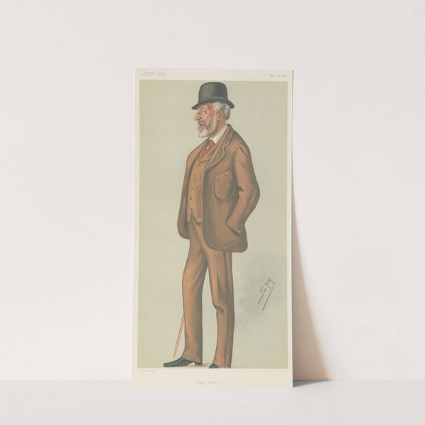 Wagerers; ‘Gang Forward’, Mr. William Stuart Stirling-Crawford, November 22, 1879 (1879) by Leslie Matthew Ward