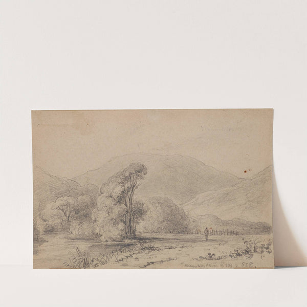 Waikanae Valley and river by William Swainson