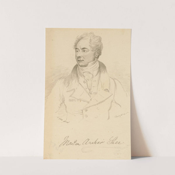 Waist-length portrait of Martin Archer Shee