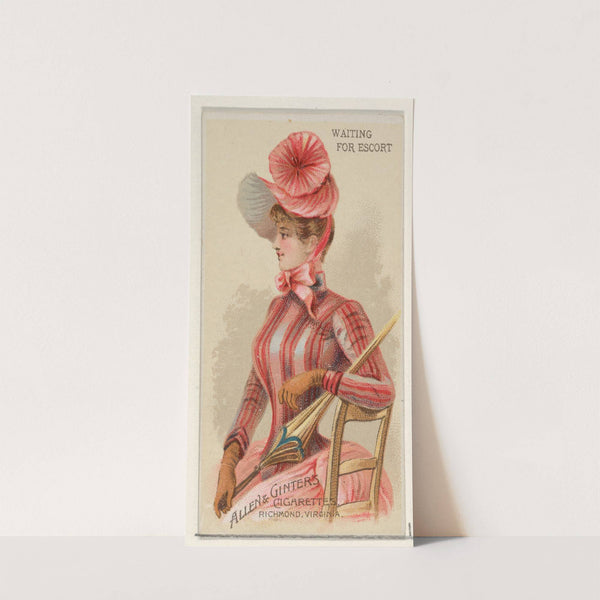 Wait for Escort (1888) by Allen &amp; Ginter