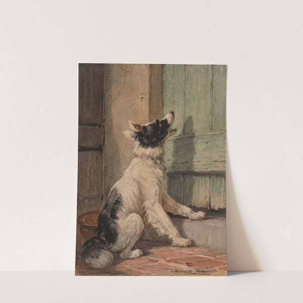 Waiting by Henriëtte Ronner-Knip