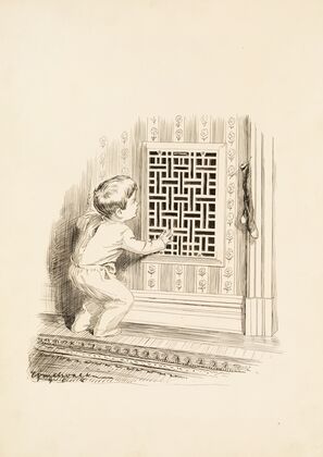 Waiting for Santa (in a flat) (1908)