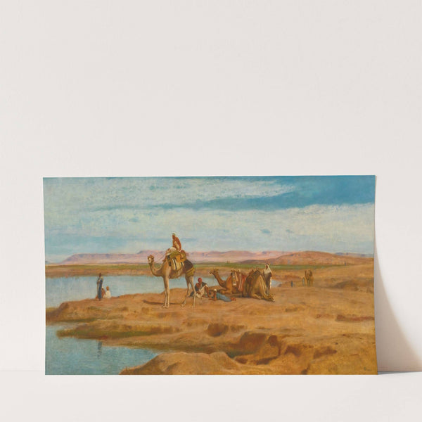 Waiting For The Dahabeah (1896) by Frederick Goodall