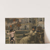 Waiting for the ferry (circa 1876) by James Tissot