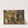 Waiting for the Hunt; a Terrier and Two Hounds by John Emms