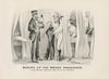 Waking up the wrong passenger; ‘I say old man! keep your hooks out of my trousers.’ (1875)