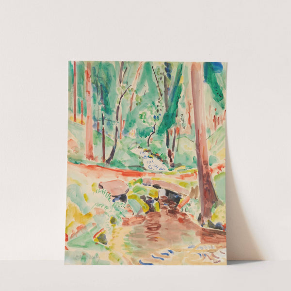 Waldbach II by Oskar Moll