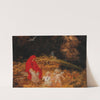Waldfrau und Amoretten by Eduard Veith