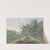 Waldige Berglandschaft mit Ausblick in ein Tal by Karl Franz Kraul