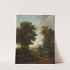 Waldlandschaft mit Bildstock by Christian Hilfgott Brand