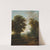 Waldlandschaft mit Bildstock by Christian Hilfgott Brand