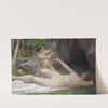 Waldnymphe und ein junger Bacchus by Victor Schivert