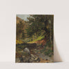 Waldpartie mit Bachlauf by Eduard Zetsche