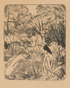 Waldsee mit drei badenden und einem sitzenden Mädchen 2 (1918)