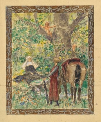 Waldszene. Aus dem Zyklus Oberon (1901)