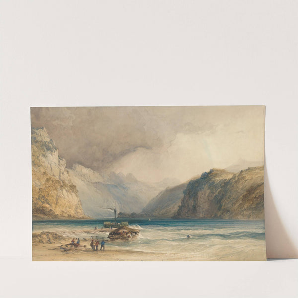 Walenstadt, from Weesen, Switzerland by William Callow