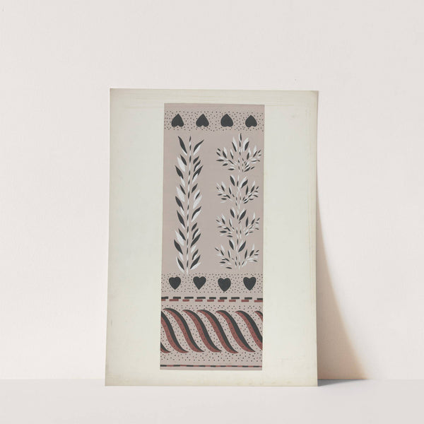 Wall Decoration Below Chair Rail by Alvin M. Gully