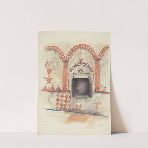 Wall Painting and Baptismal Niche by Cornelius Christoffels