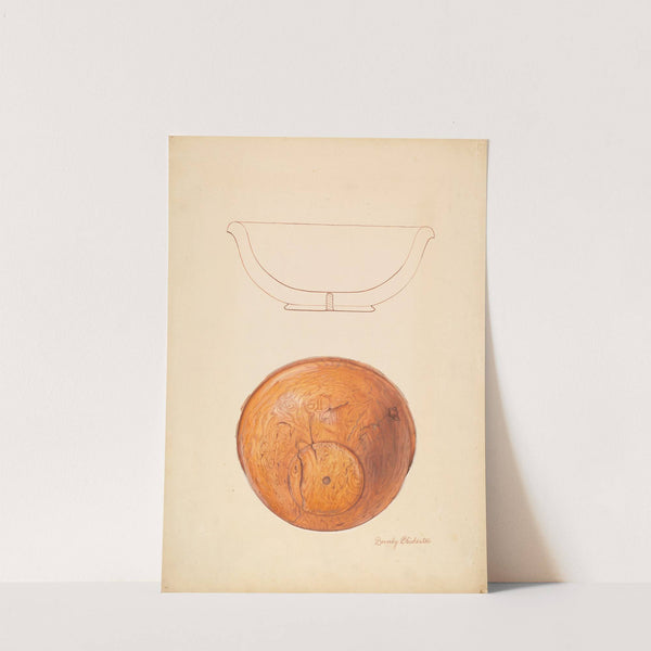 Walnut Burl Bowl by Beverly Chichester