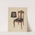 Walnut Carved Back Chair by Robert Stewart