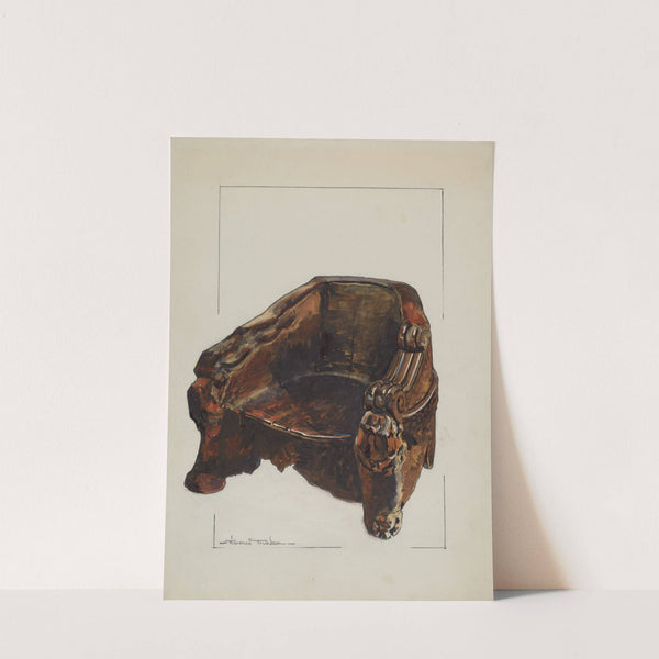 Walnut Chair by Florence Truelson