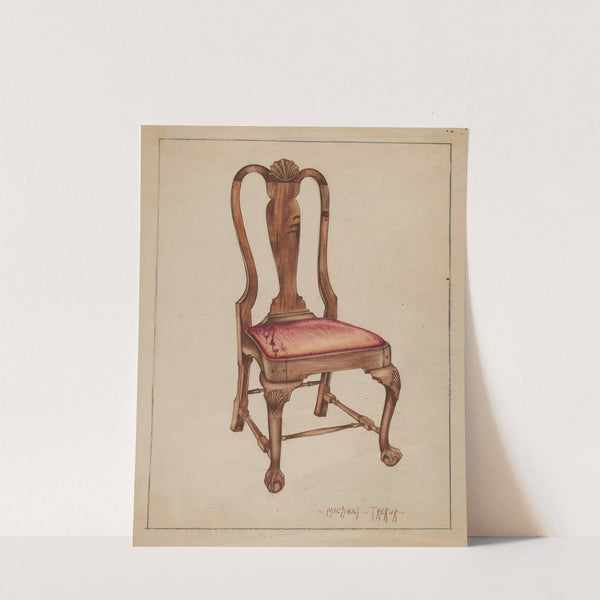 Walnut Side Chair by Michael Trekur