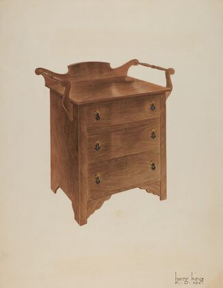 Walnut Wash Stand