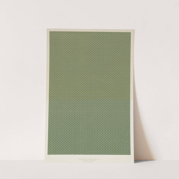 Walzendruckpapier (rautenförmiges Flächenmuster, nach alten Mustern) (1855 - 1900) by Aktiengesellschaft für Buntpapier u. Leimfabrikation (Aschaffenburg)