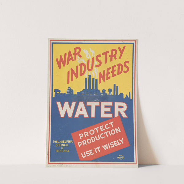 War industry needs water (1941-1943) by Glenn Stuart Pearce