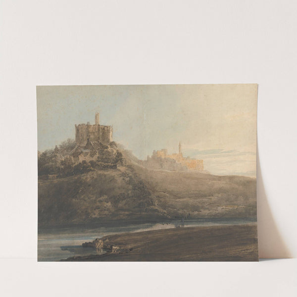 Warkworth Castle, Northumberland by Thomas Girtin
