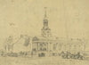Warrenton Court House. Retreat of the Army of the Rappahannock through the town