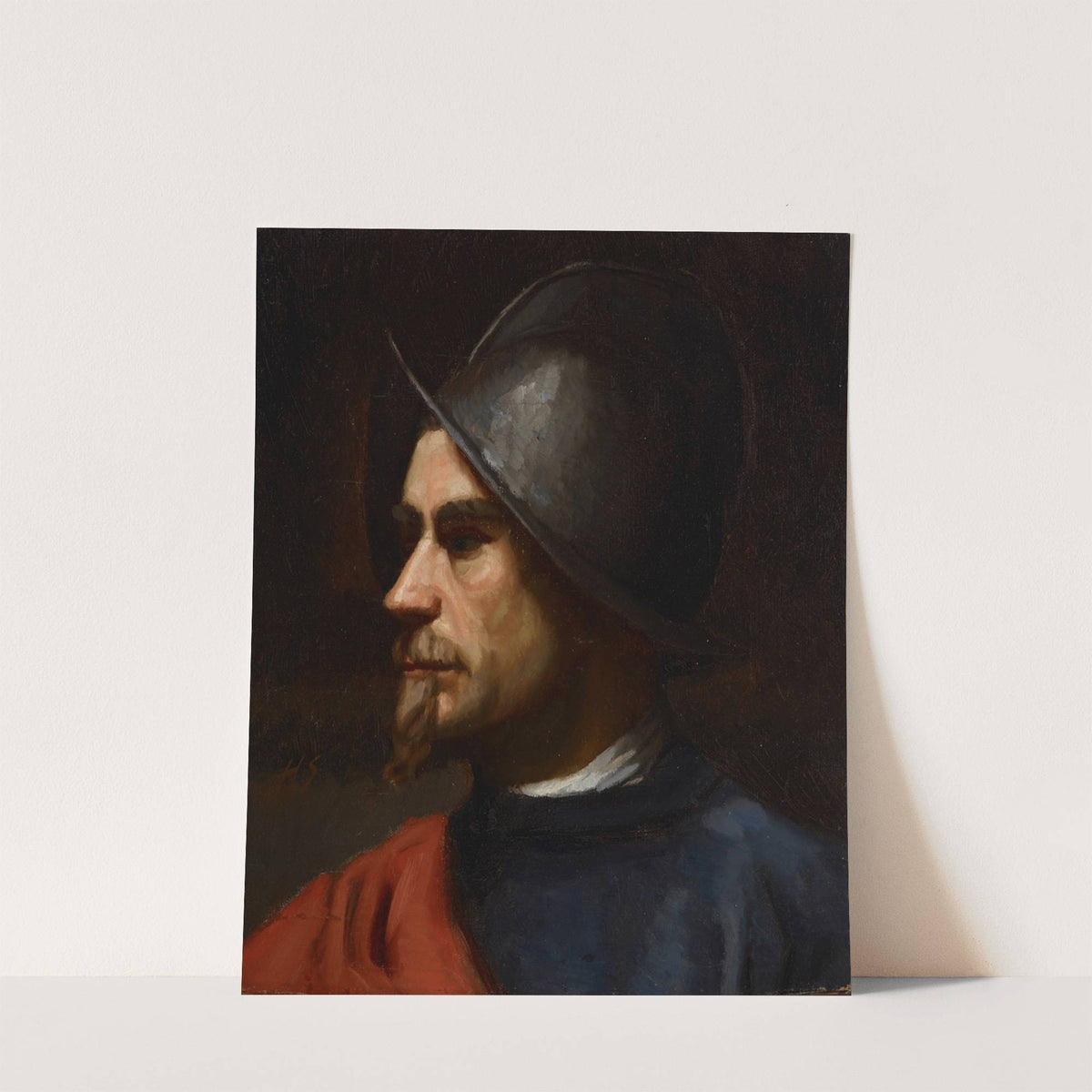 Warrior In Helmet by Helene Schjerfbeck
