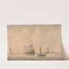 Warships Preparing to Sail from their Anchorage by Dominic Serres